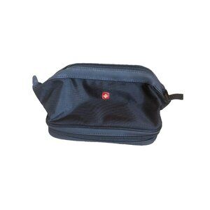 SWISSGEAR Travel Dopp Kit Blue 4 Compartments Inner Pockets Toiletry Dopp Kit